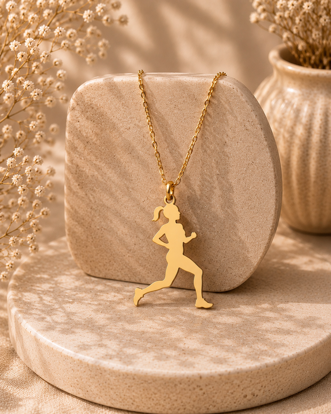 Mama Moon™ She Runs on Love Necklace