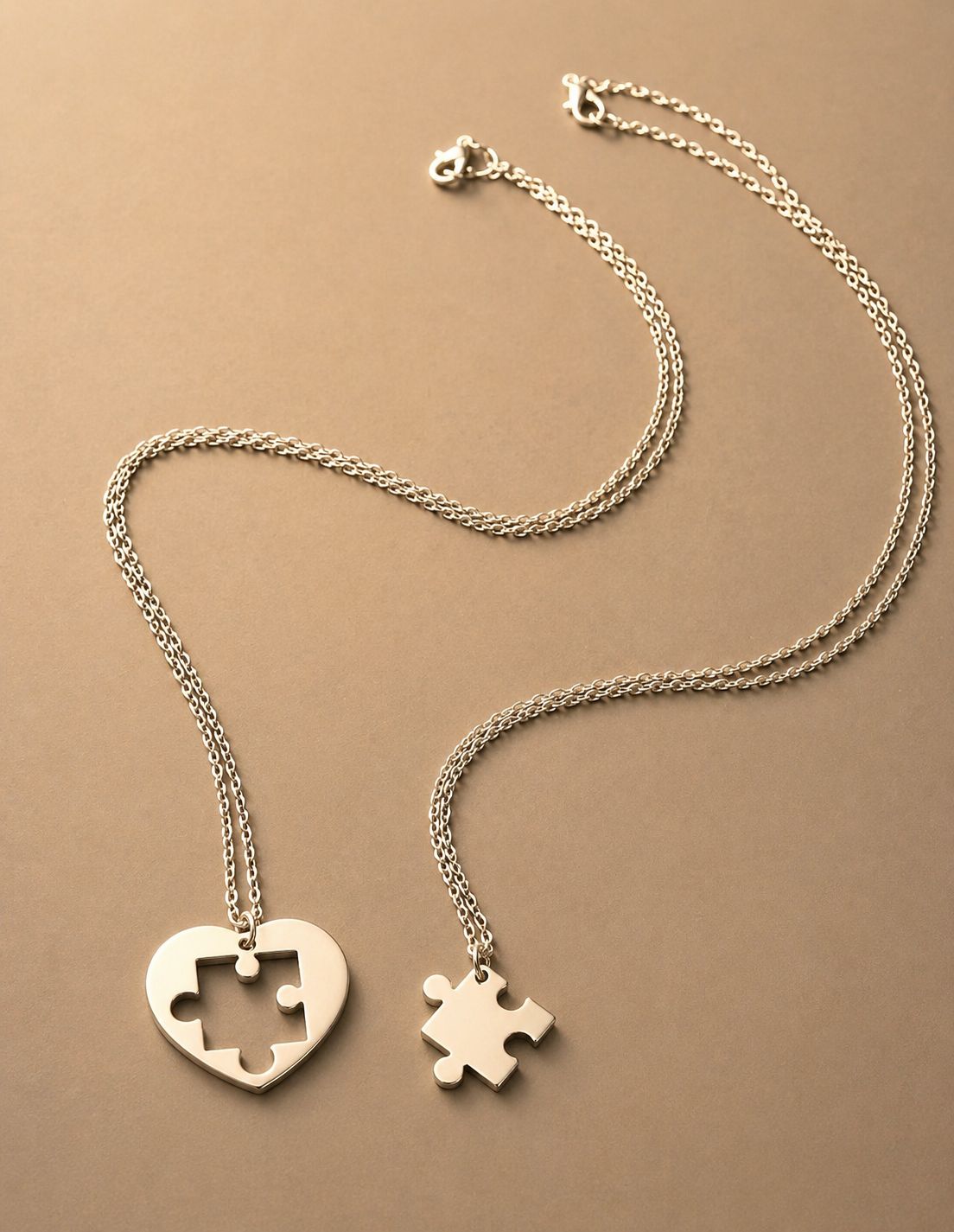 Mama Moon™ Two Pieces, One Heart – Mother & Daughter Necklace