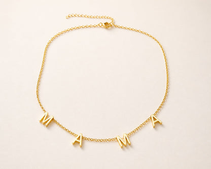 Mama Moon™ MAMA Pendant Necklace