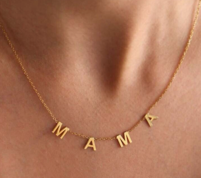Mama Moon™ MAMA Pendant Necklace