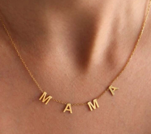 Mama Moon™ MAMA Pendant Necklace