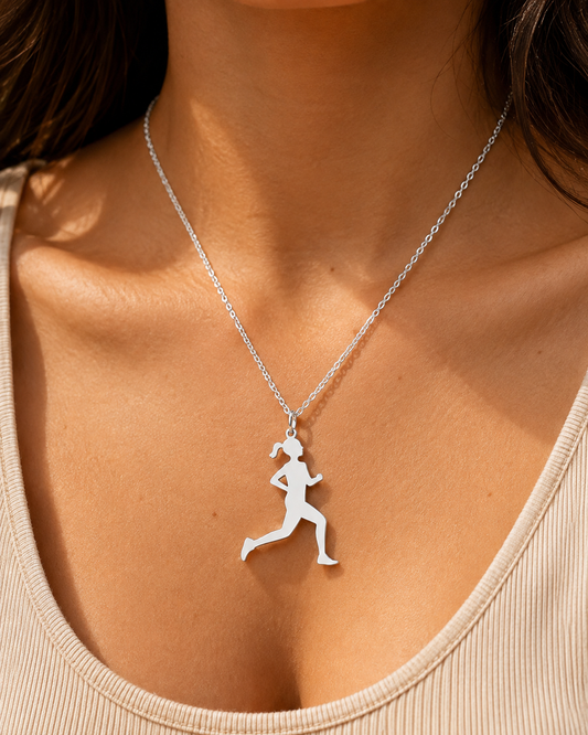 Mama Moon™ She Runs on Love Necklace