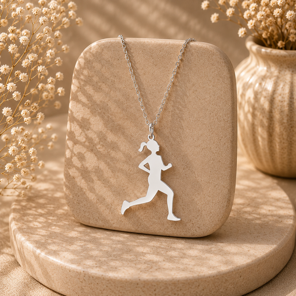 Mama Moon™ She Runs on Love Necklace